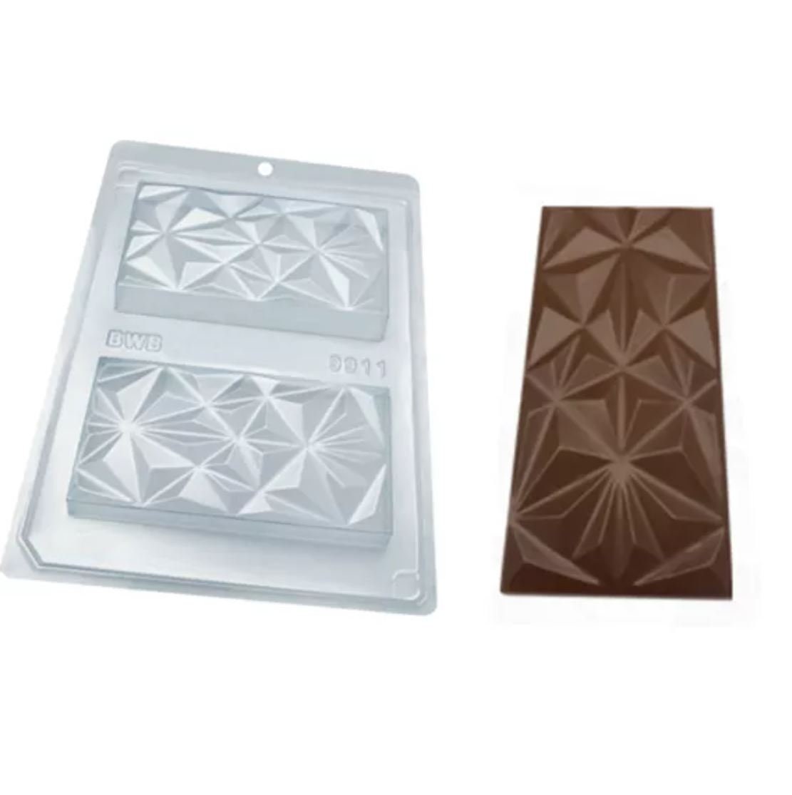 Silicone 6 Cavity Full Size Chocolate Candy Bar Mold 
