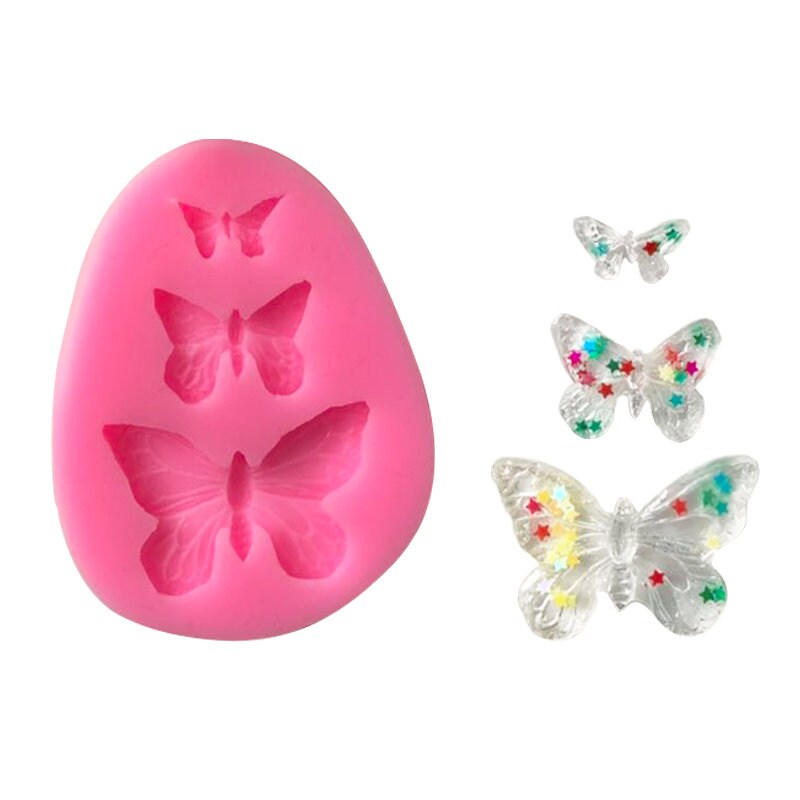 Butterfly Trio - Silicone Mold –