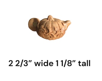 Mini théière en bois