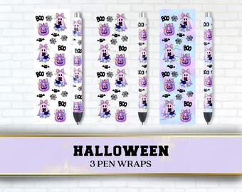 Involucri per penne di Halloween, involucri per penne Joy con inchiostro epossidico iridescente Coquette Waterslide, download immediato di PNG