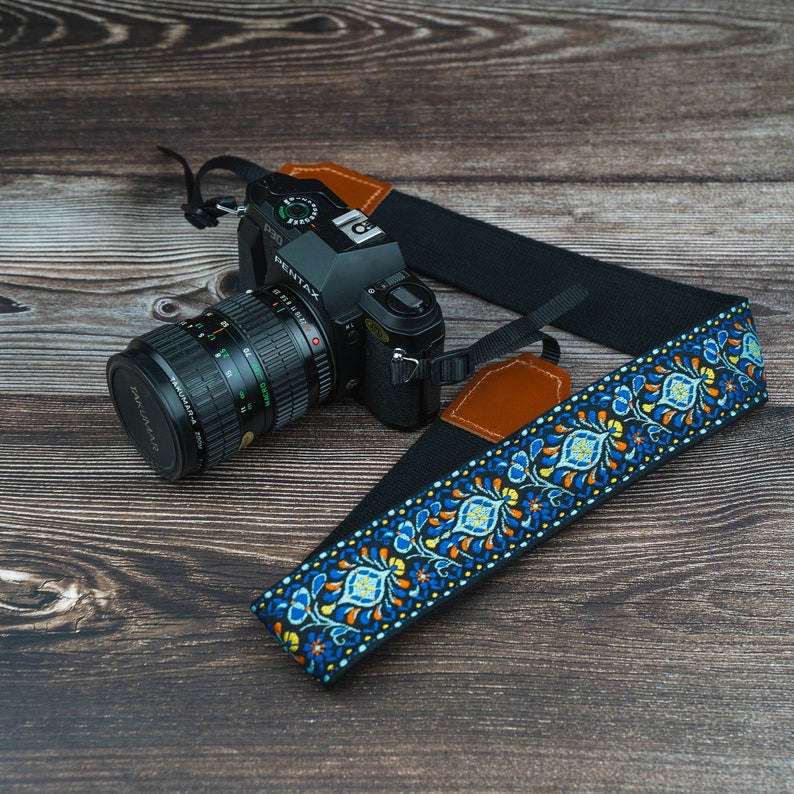 Jacquard Camera Strap / Padded Camera Strap / Camera Gift / Custom Camera Shoulder or Neck strap for DSLR image 3