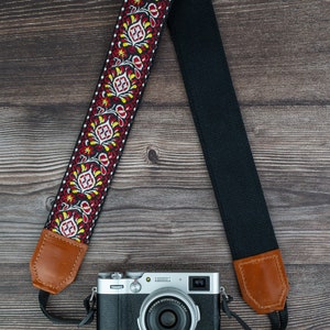 Jacquard Camera Strap / Padded Camera Strap / Camera Gift / Custom Camera Shoulder or Neck strap for DSLR image 4