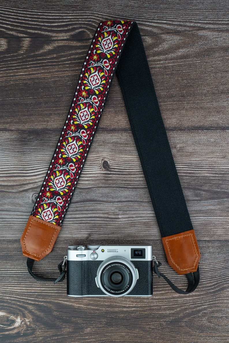 Jacquard Camera Strap / Padded Camera Strap / Camera Gift / Custom Camera Shoulder or Neck strap for DSLR image 4