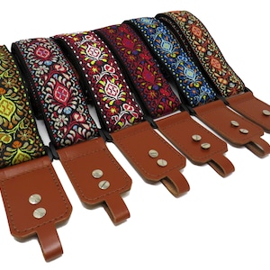 Banjo Clip Jacquard Woven Hendrix 60's Vintage verstellbarer Gurt