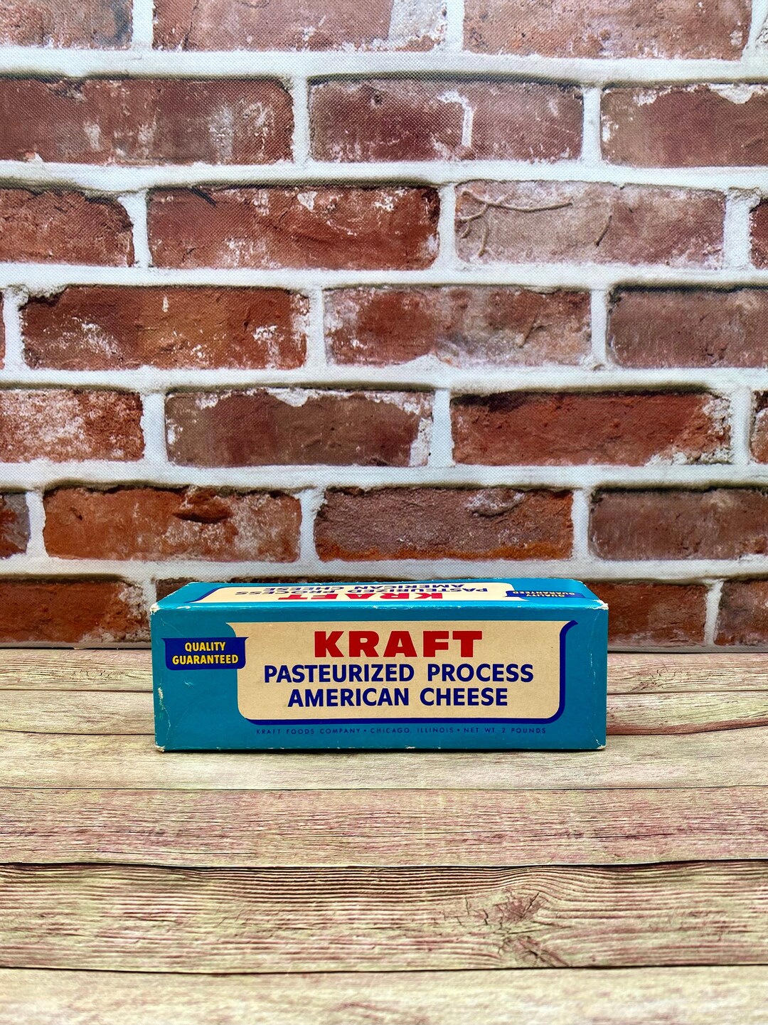 Vintage Kraft American Cheese Box Etsy