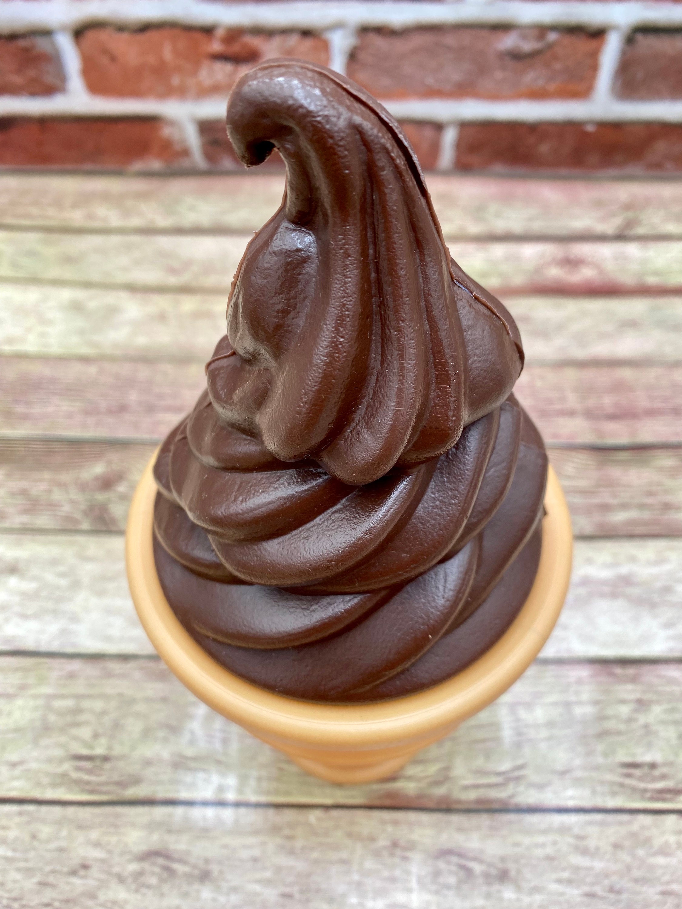 Chocolate Ice Cream Blow Mold Bank Etsy