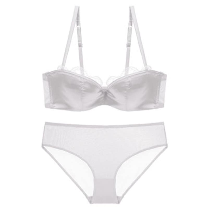 Bra and Panties Set Silk Satin Lingerie Sexy Red Etsy