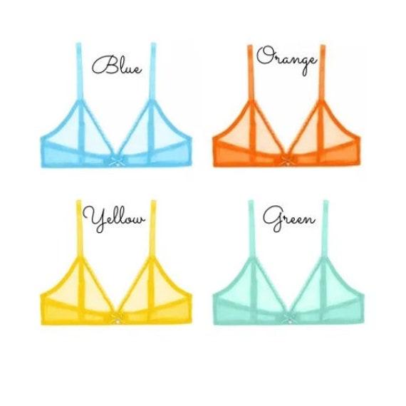 Bralette Comfortable Bra Sexy Bralette Transparent Bralette everyday  Bralette Bra Triangle Bralette -  Canada