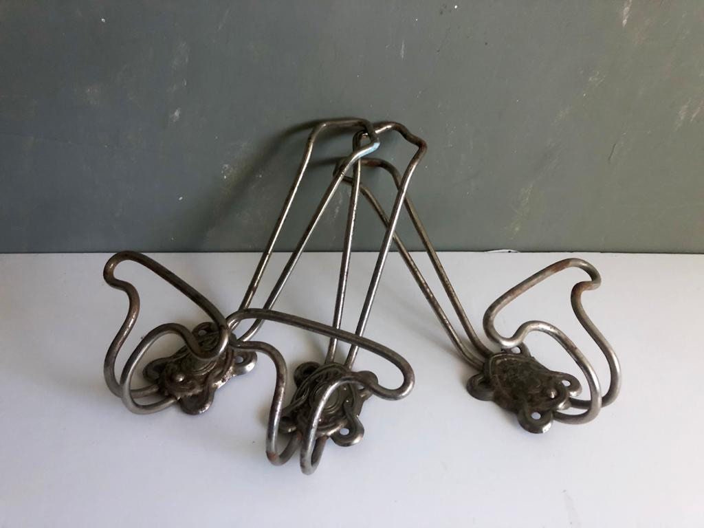 Vintage Industrial Coat Hangers/ Rusty Vintage Metal Hooks/ Etsy Norway