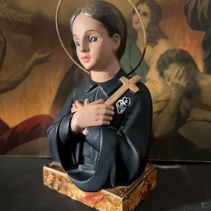 Saint Gemma statue/plaster figure of Saint Gemma/Virgin bust