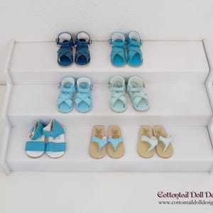 Sandals for Ruby Red Fashion Friends doll - Shades of Aqua