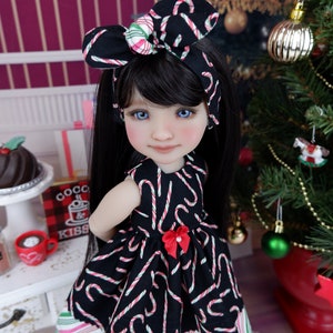 Sweet Candy Cane - dress with boots for Ruby Red Fashion Friends doll