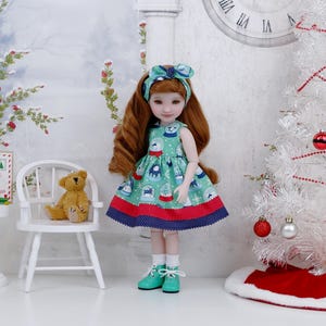 Magic Snow Globe - dress ensemble for Ruby Red Fashion Friends doll with boots