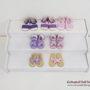 Sandals for Ruby Red Fashion Friends doll - Shades of Purple