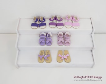 Sandalen für Ruby Red Fashion Friends Puppe - Lilatöne