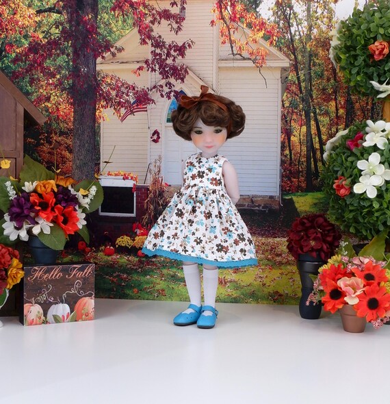 Falling Flowers - Dress With Shoes for Ruby Red Siblies Doll - Etsy