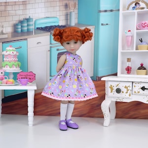 Mickey Birthday Party - dress with shoes for Ruby Red Siblies doll