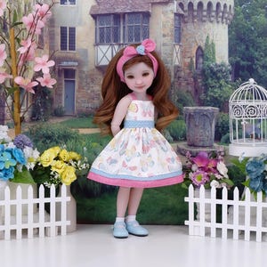 Colorful Butterfly - dress with shoes for Ruby Red Fashion Friends doll