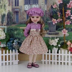 Lilac Glories - dress and shoes for Ruby Red Fashion Friends doll