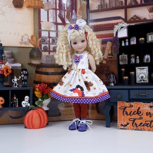 Spooky Disney Treats - dress with boots for Ruby Red Fashion Friends doll