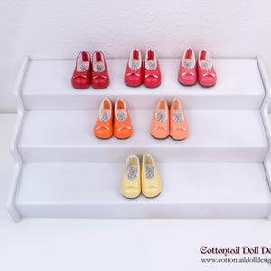 Bow Flats for Ruby Red Fashion Siblies doll - Sunrise Colors