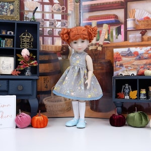 Scotch Bonnet - dress with shoes for Ruby Red Siblies doll