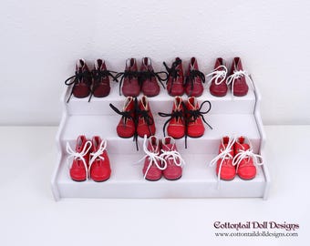 Ankle lace up boots for Ruby Red Fashion Friend doll - Sunset