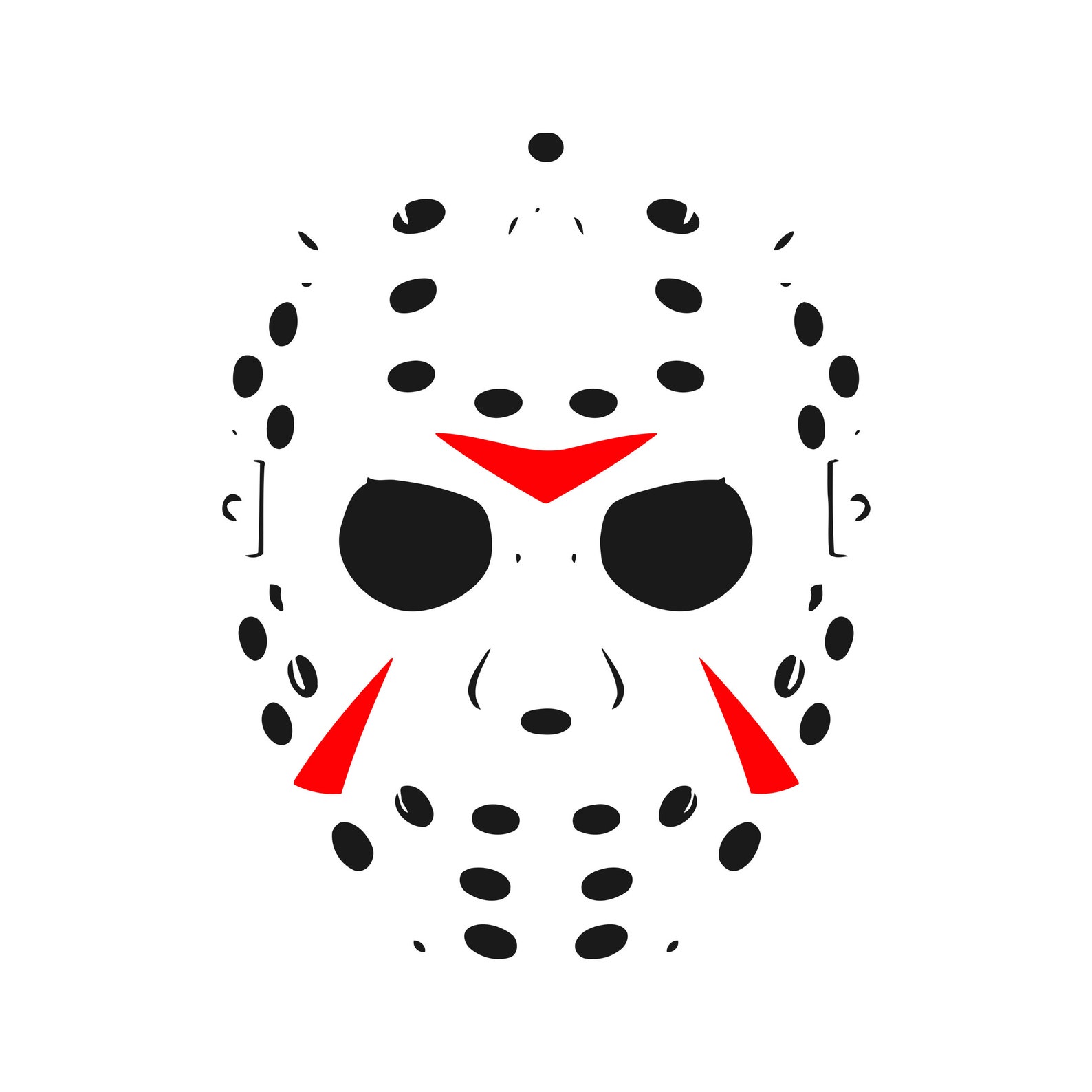 Jason Mask svg Jason svg Jason Voorhees Mask Jason Voorhees | Etsy