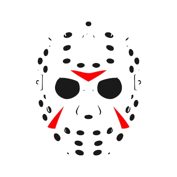 Jason Mask svg Jason svg Jason Voorhees Mask Jason Voorhees | Etsy