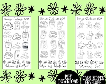 Besparingsuitdaging ochtenddrankjes | Koffie, thee, matcha (pdf-download)