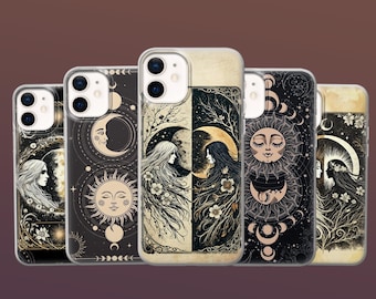 Witchcraft Phone Case Witchy Astrology Cover for iPhone 17, 16E, 15, 14, 13  Pixel 10A, 9A, 9Pro XL, 8A, 7A, 6 Samsung S26, S25fe A16 A57