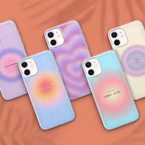 Angel Number Aura Phone Case Danish Pastel Cover for iPhone 16, 15Pro, 14, 13, 12 Galaxy S25, S24fe, Samsung A15, A56, Pixel 9Pro,8A,8Pro,7A