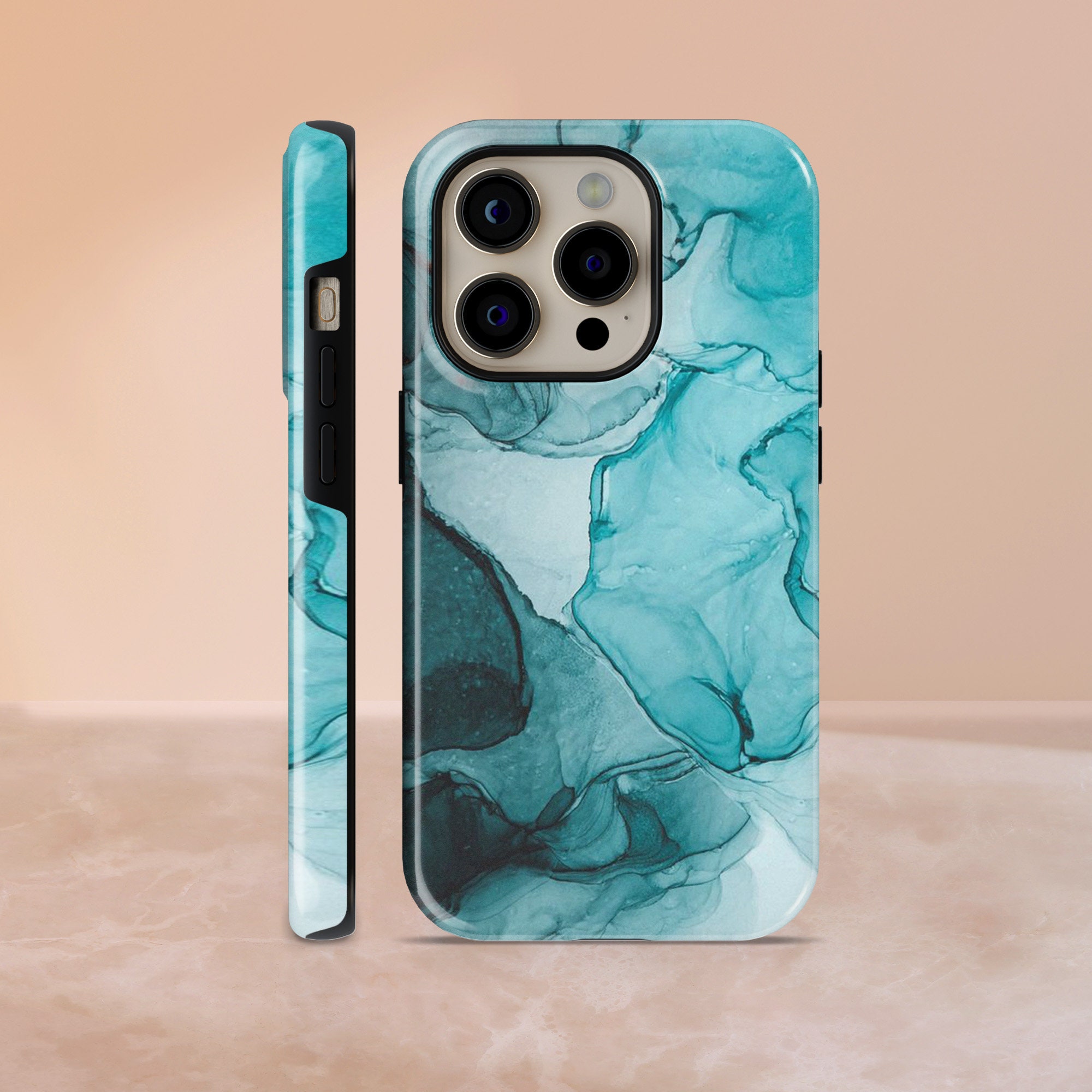 Ocean Turquoise Turquoise Iphone 12 Pro Max Case Turquoise Phone