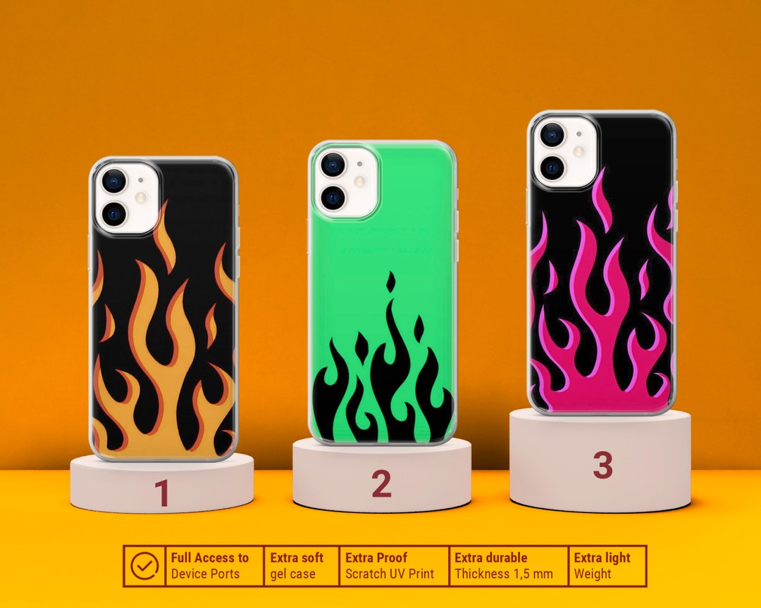 Y2k Flame Phone Case Edgy Grunge iPhone Cover for iPhone 14 Etsy UK