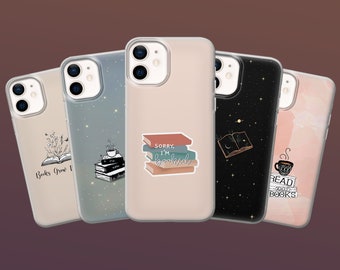 Etui na telefon Bookish Book Lover Reader Cover do iPhone'a 17, 16E, 15Pro, 14, 13, Samsunga S26, S25Fe, A16, A57 Pixel 10A, 9A, 9Pro XL, 8Pro 6 7A
