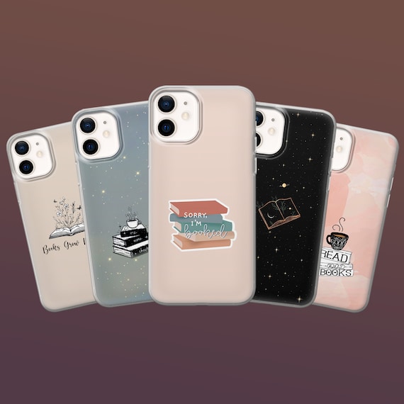 Bookish Phone Case Book Lover Reader Cover for iPhone 17, 16E, 15Pro, 14, 13 Samsung S25, S24Fe, A16, A56 Pixel 10, 9A, 9Pro XL, 8Pro, 7, 7A