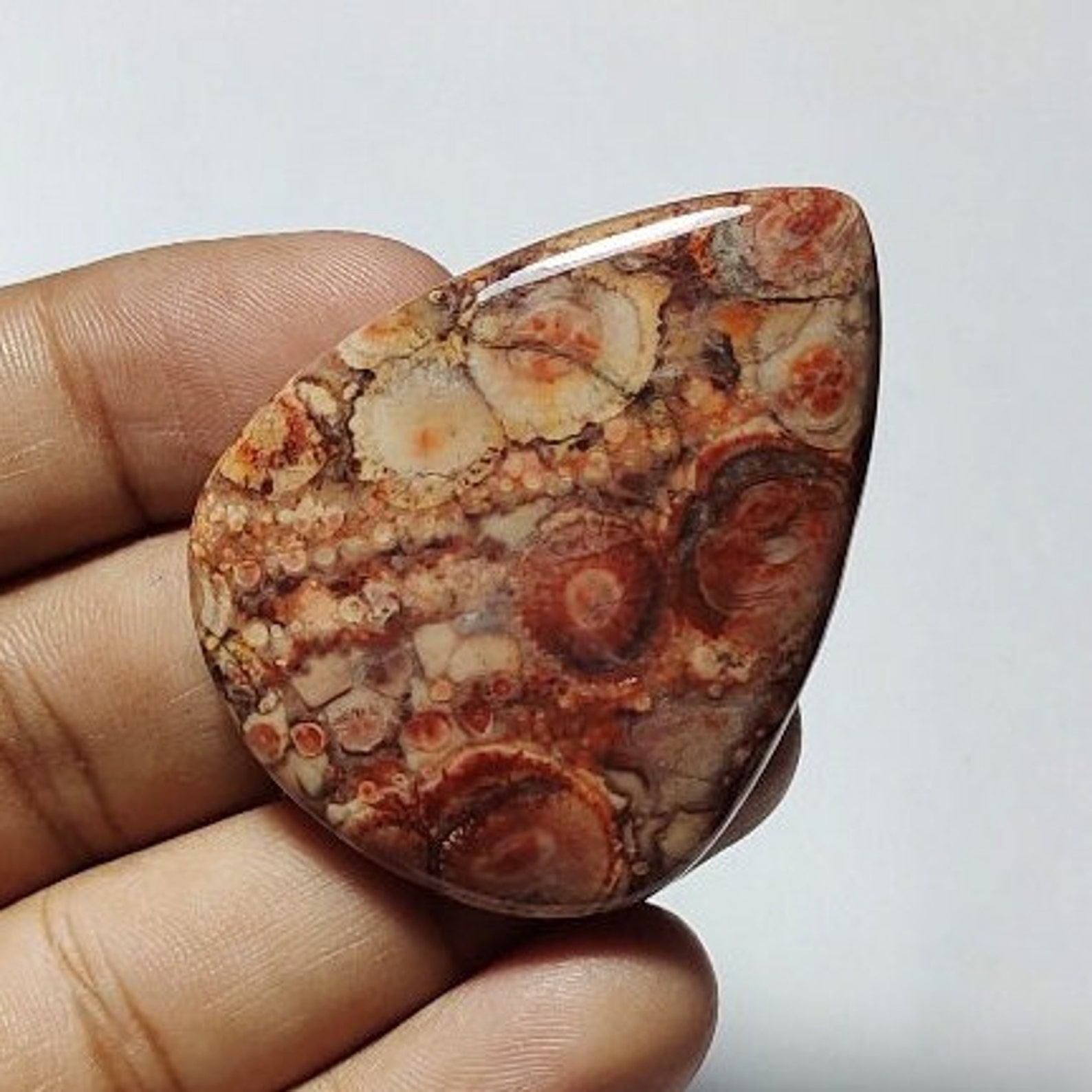 100 Natural Bird Eye Jasper Cabochon Loosestone Gemstone Etsy UK
