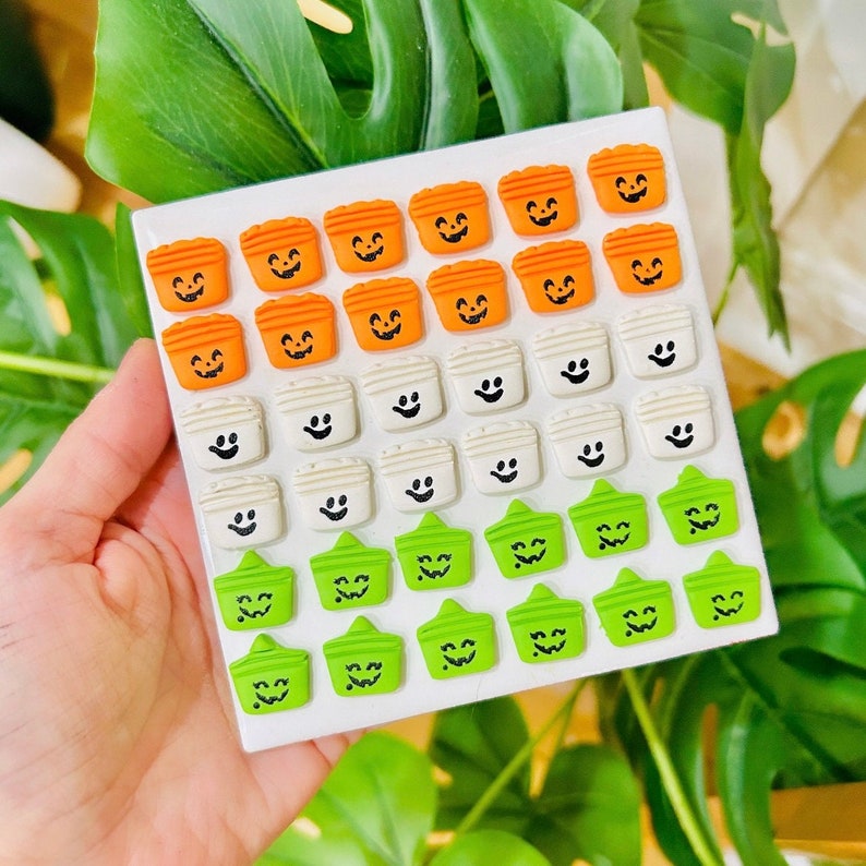 Mcdonalds Halloween Happy Meal Buckets Dangling Halloween Earrings