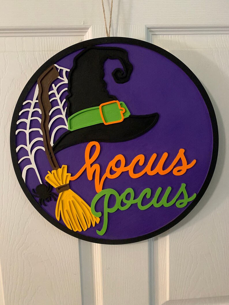Hocus Pocus Door Hanger. - Etsy