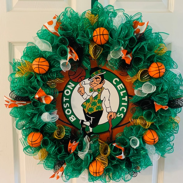 Boston Celtics wreath.