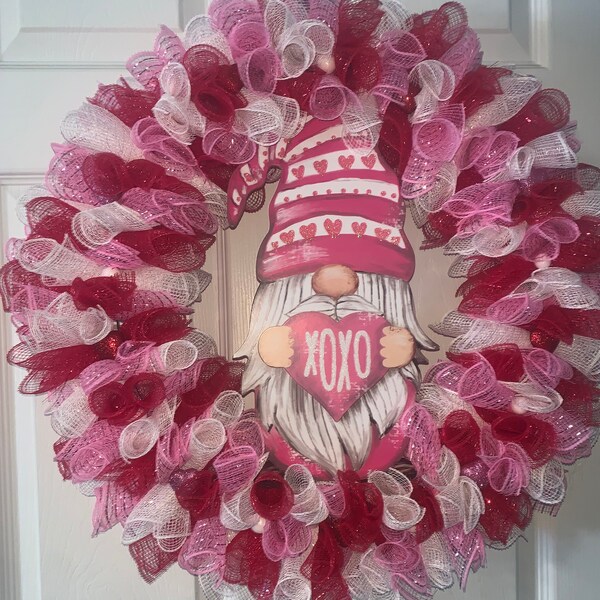 Valentijnsdag kabouterkrans.