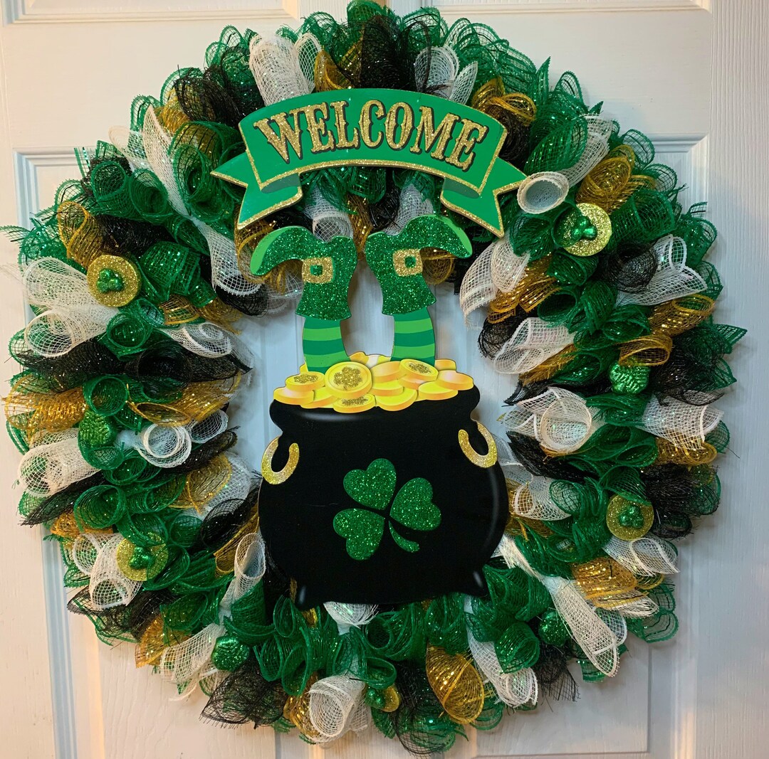 Saint Pattys Day Wreath