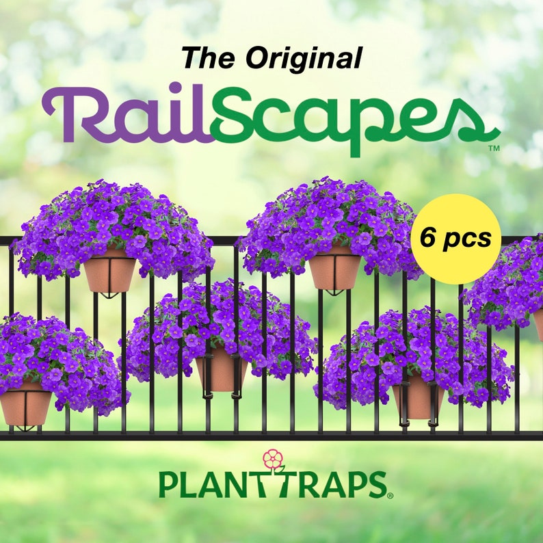 RailScapes 6-pack Vertical Gardening Clips image 1