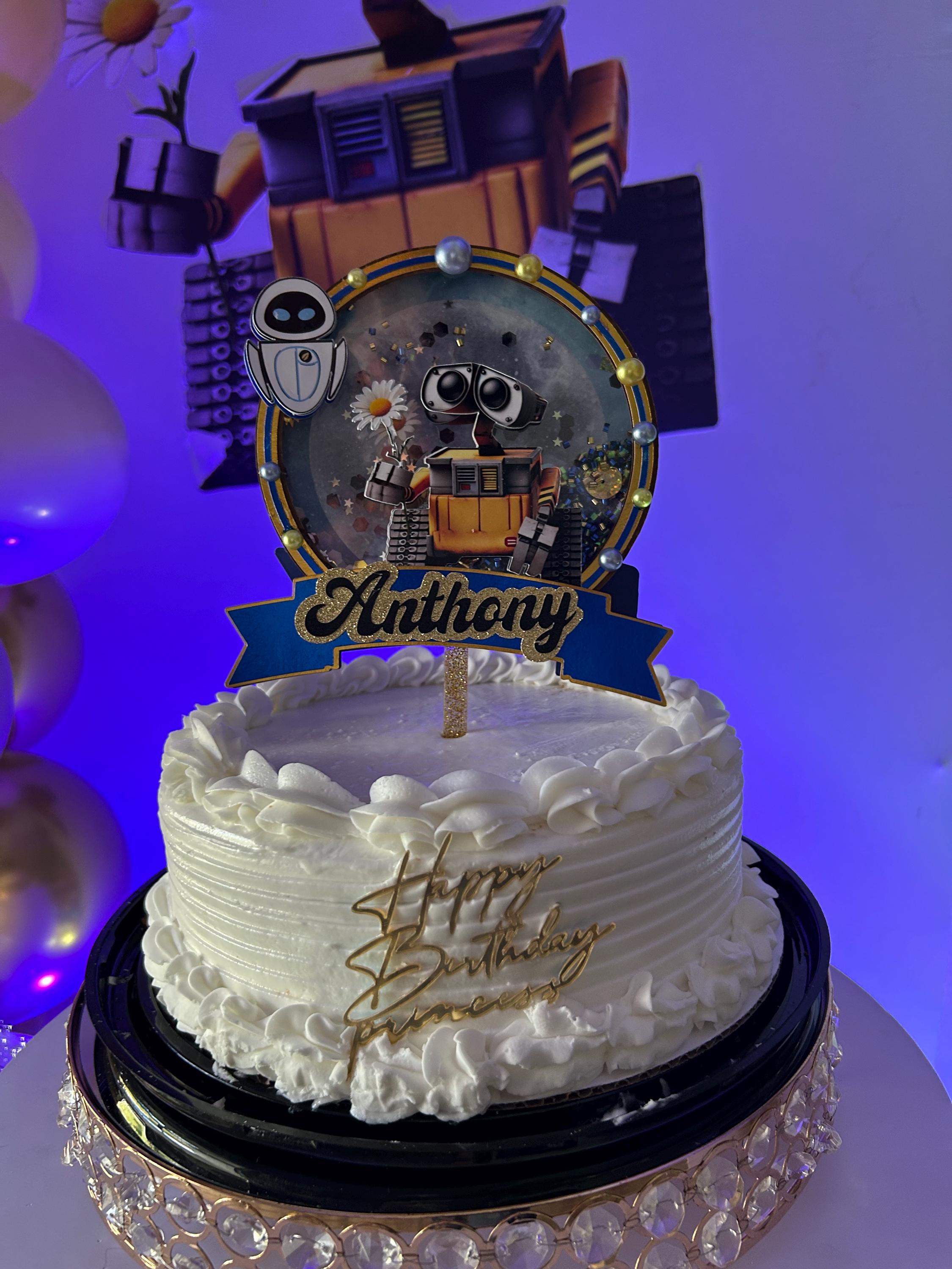 Wall-E Robot Cake Topper – Custom Birthday Decor - Thumbnail 3