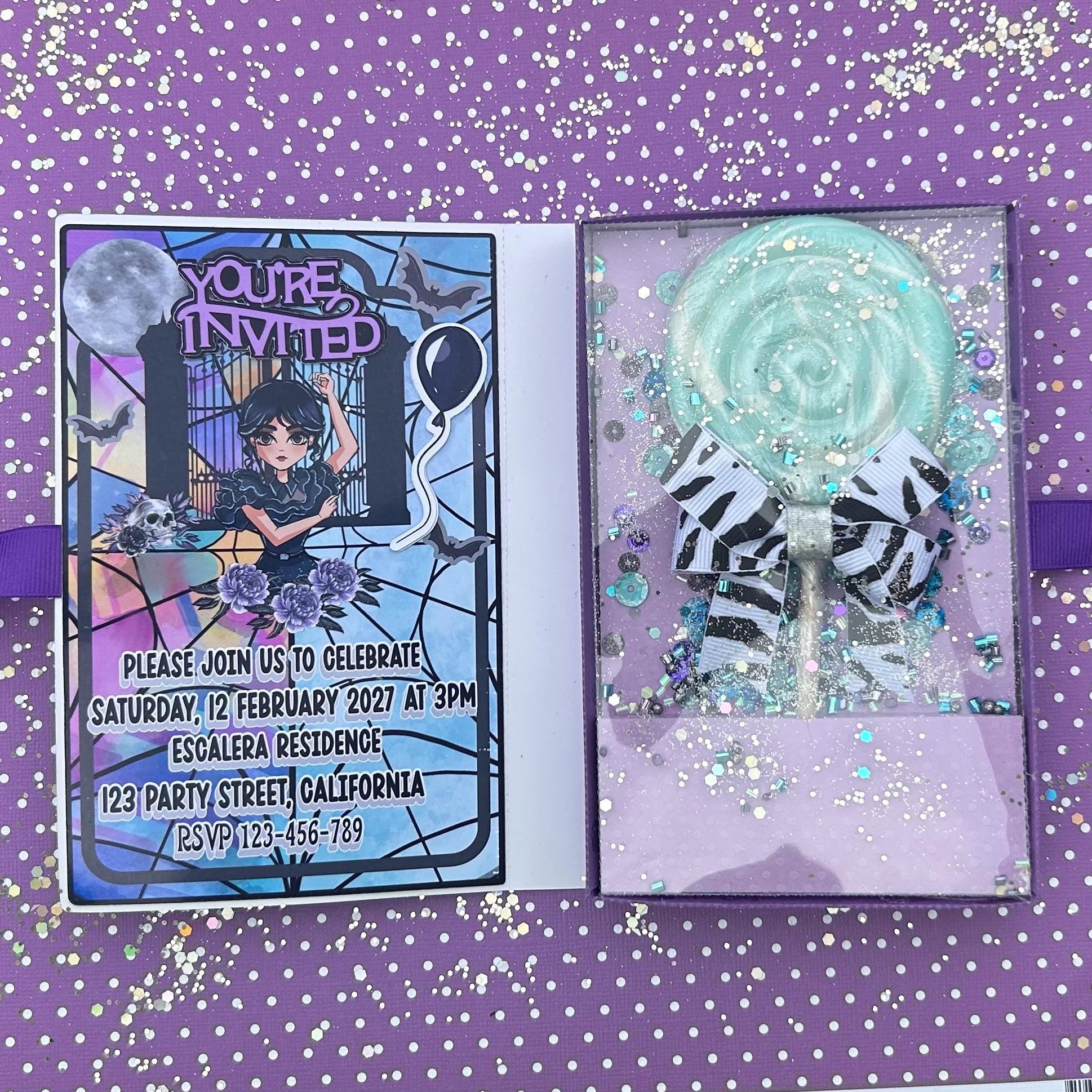 Birthday Invitation With Lollipop 3d Layered Invitation - Thumbnail 2