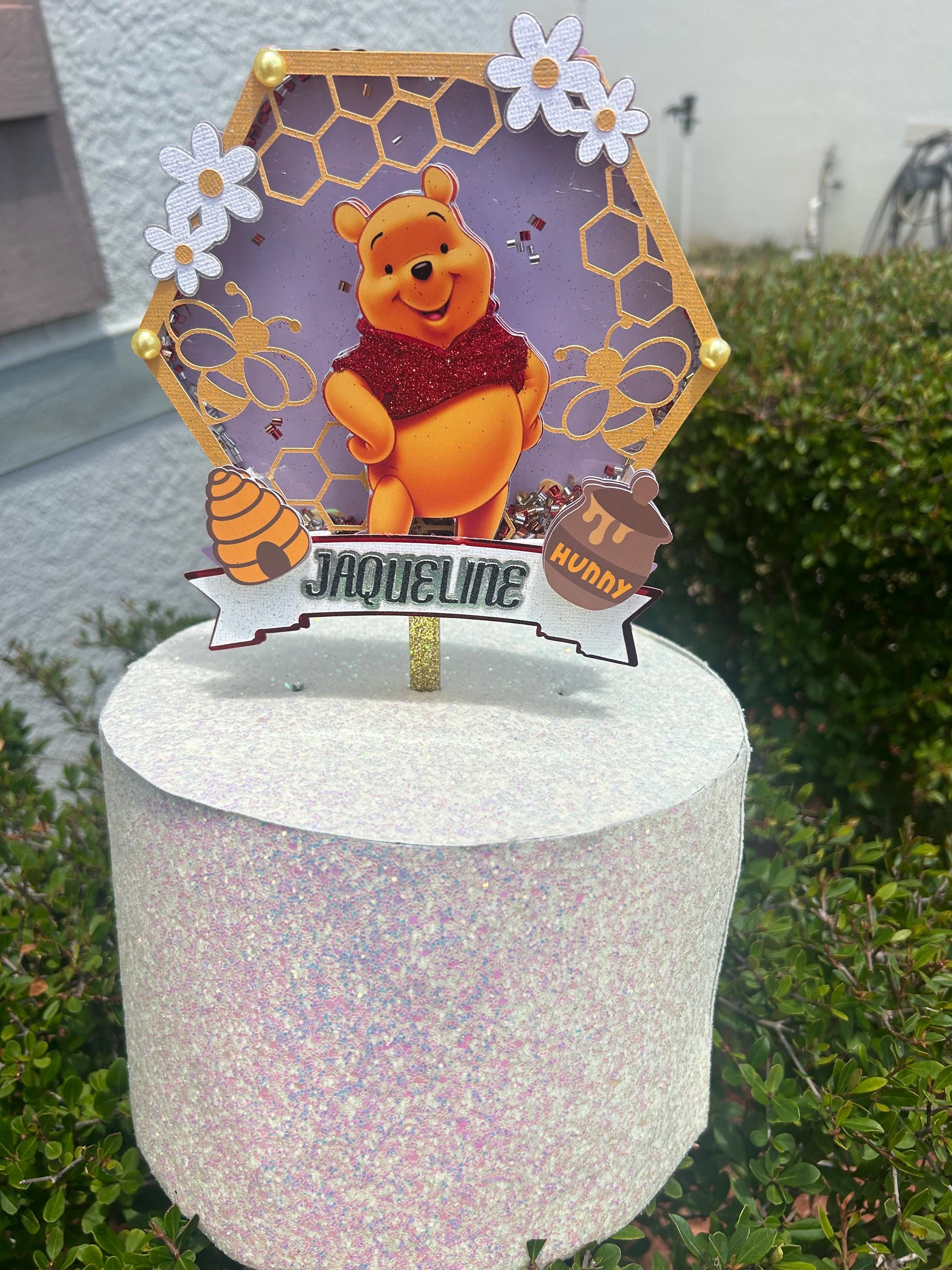 Custom Winnie the Pooh Cake Topper | Personalized Birthday Decoration - Thumbnail 2