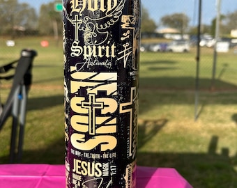Personalized Tumbler Cup  Christian Message