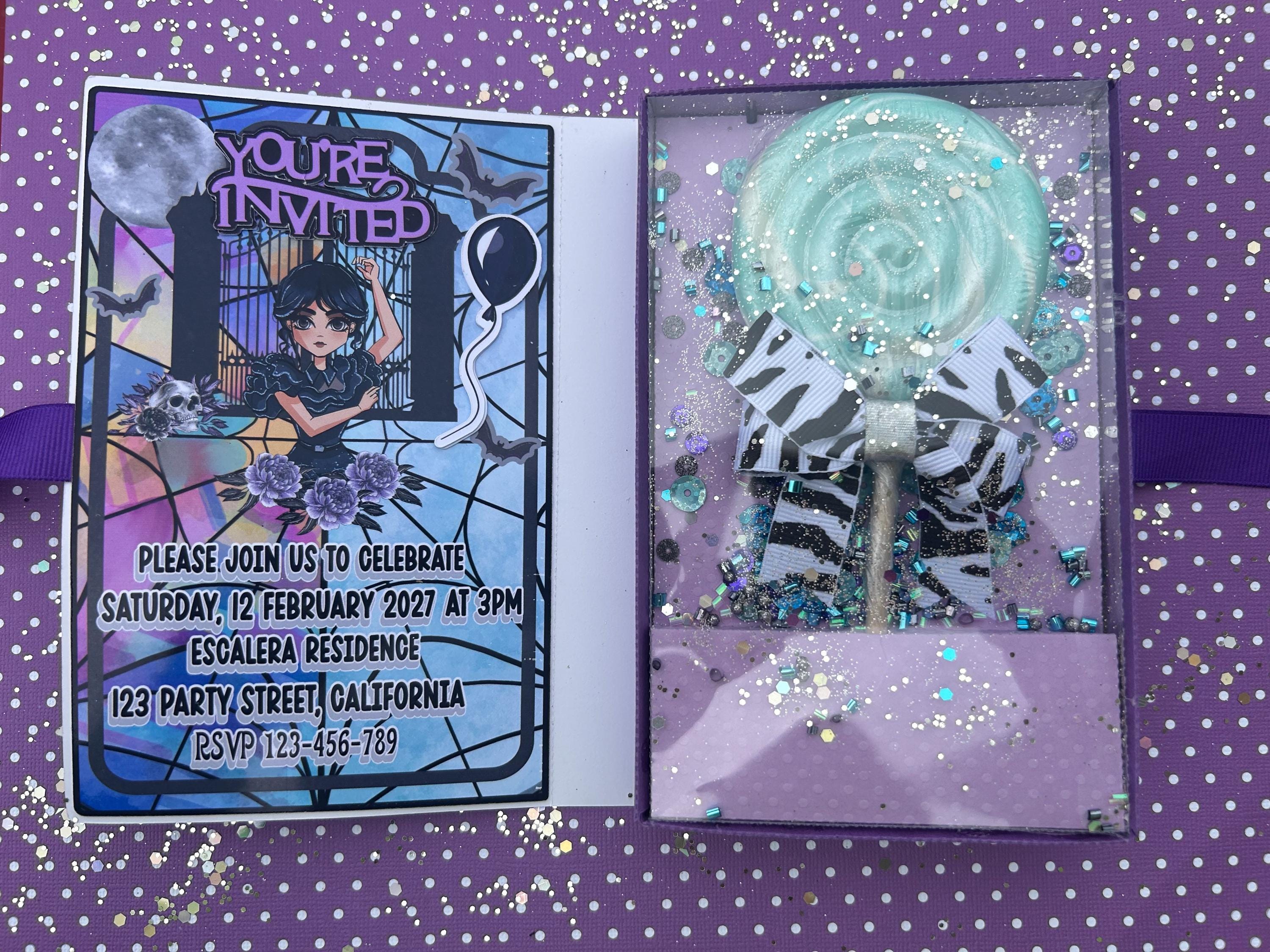 Birthday Invitation With Lollipop 3d Layered Invitation - Thumbnail 4