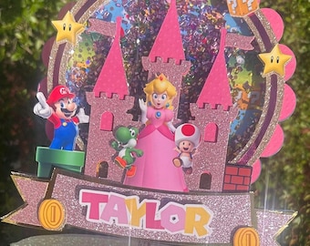 Princess Peach Birthday Cake Topper Birthday
