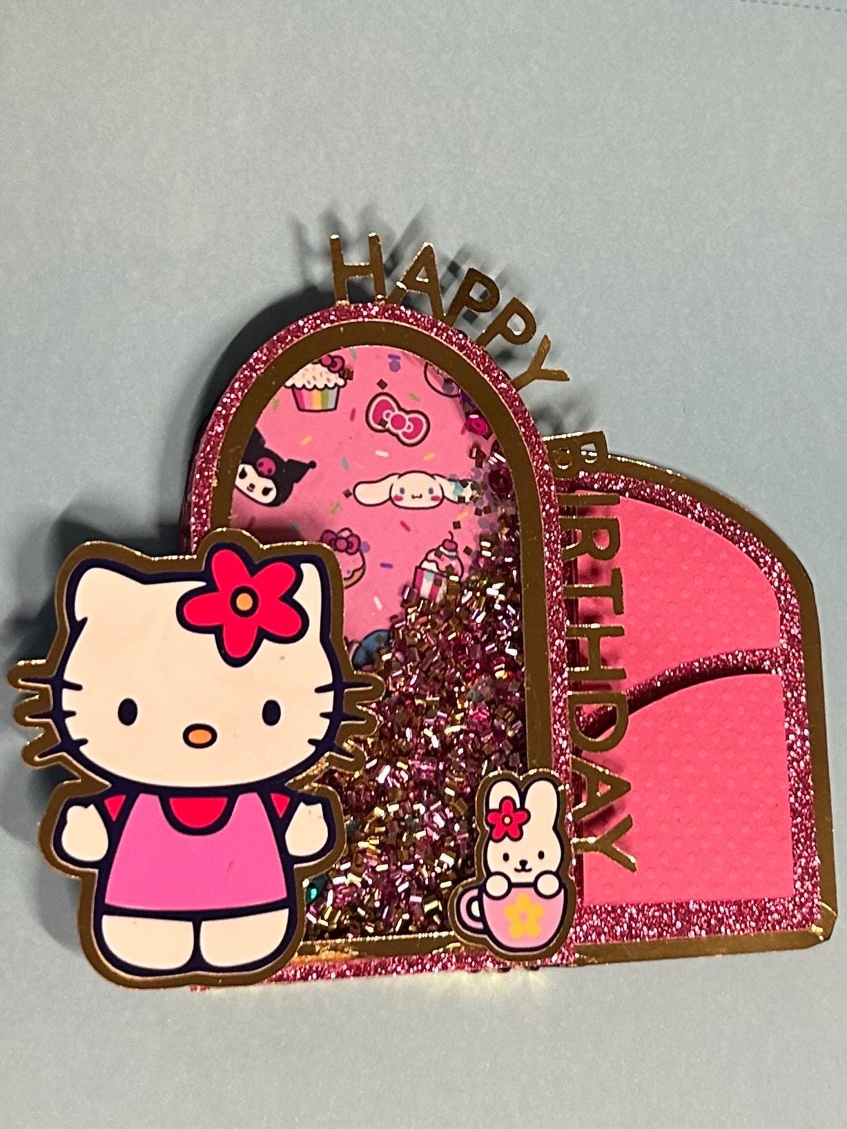 Kitty Birthday Cake Topper - Thumbnail 4
